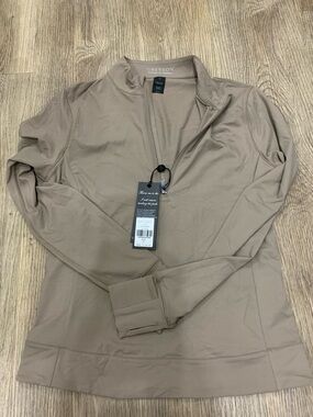 NWT Greyson Halley II Quarter Zip - "Clay" - Size XS Taupe